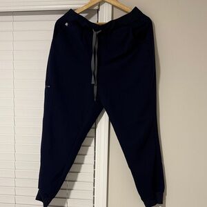 Figs women’s high waisted joggers size large petite navy